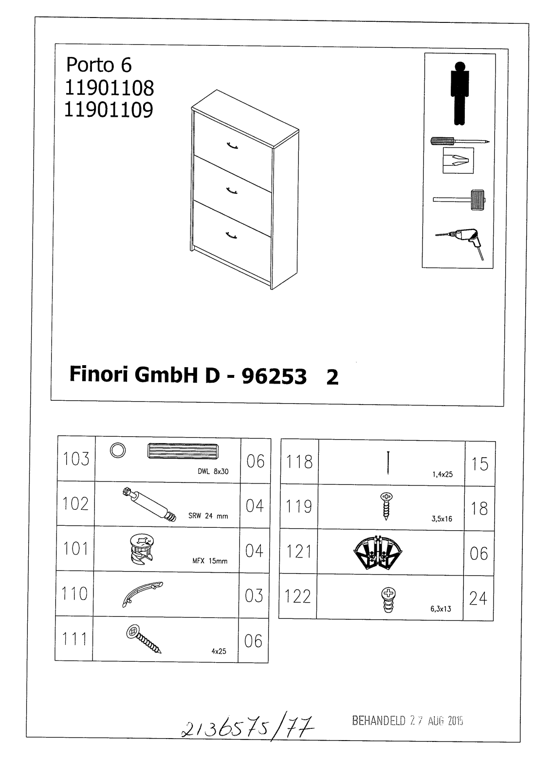 Leen Bakker Porto 6 User Manual