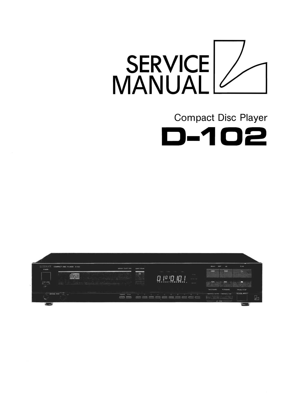 Luxman D-102 Service Manual