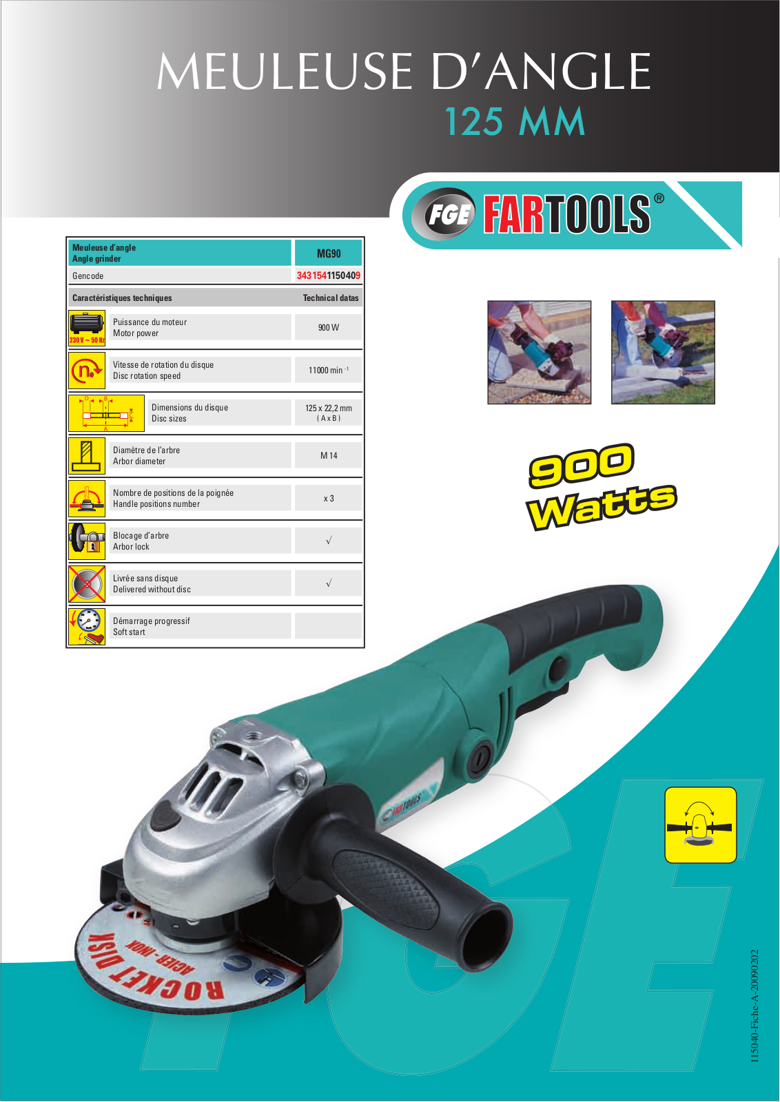 FARTOOLS MG 90 User Manual