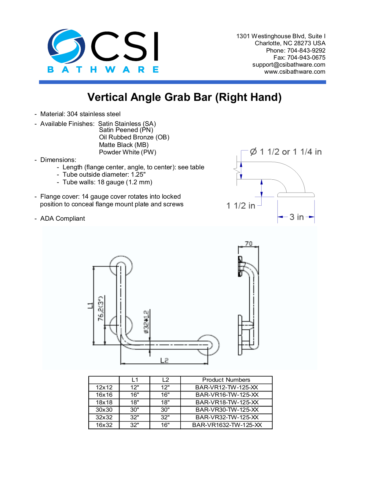 CSI Bathware CSIB1099 Installation & Assembly - ManualMachine.com