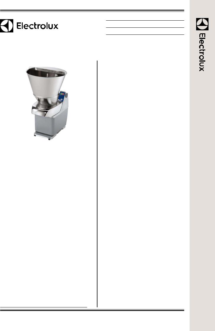 Electrolux TR2101V Datasheet