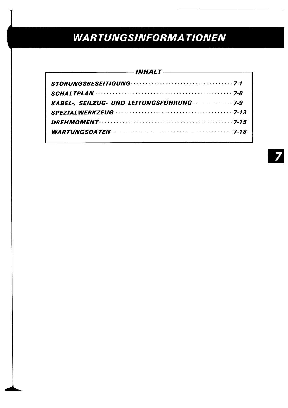 Suzuki DR350 Service Manual 07 Wartungsinformationen