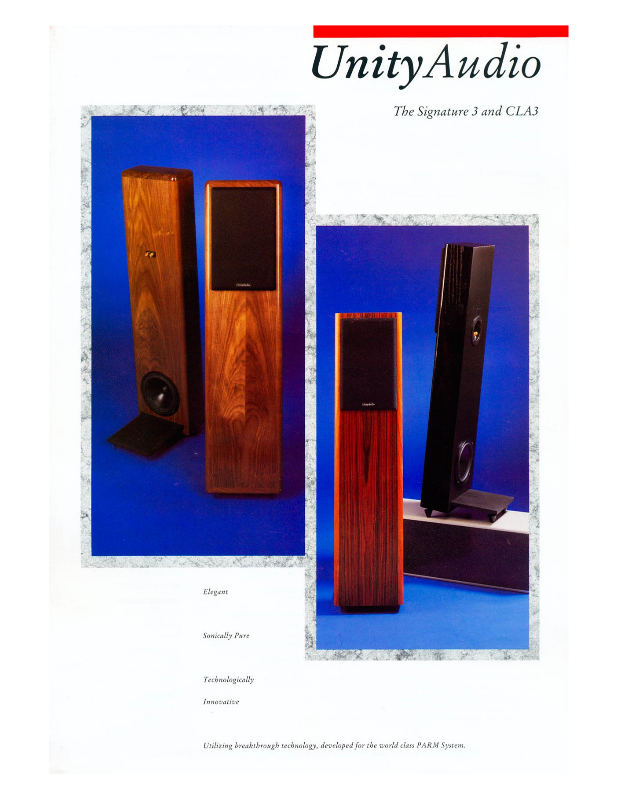 Unity Audio Signature 3 Brochure