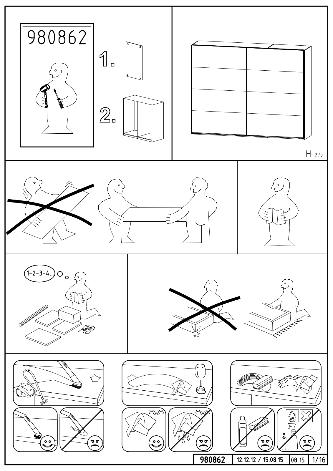 Wimex 980862 Assembly instructions