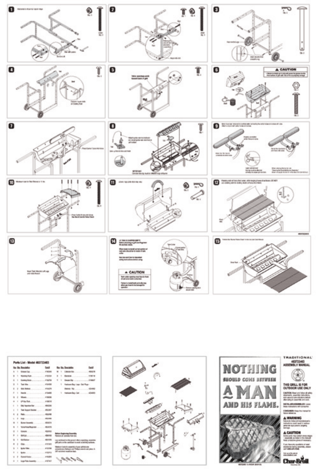 Charbroil 463722403 Owner's Manual