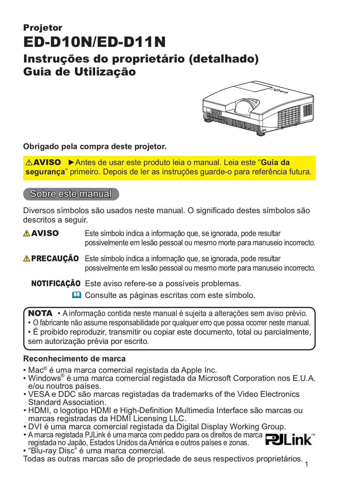 Hitachi ED-D11, ED-D10 User Manual