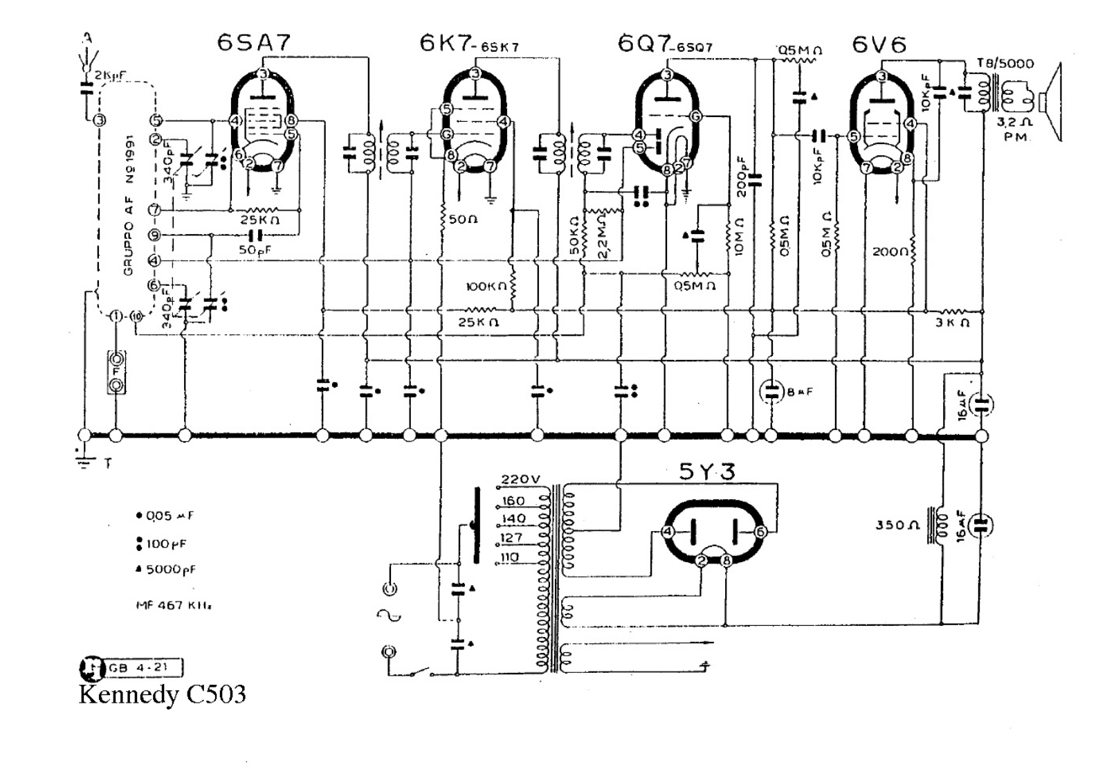 Kennedy c503 schematic