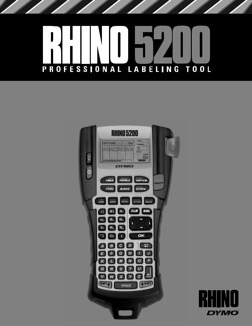 Dymo RHINO 5200 User Manual