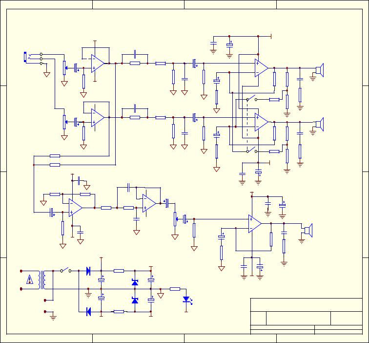Microlab M-800-2.1 Schematics