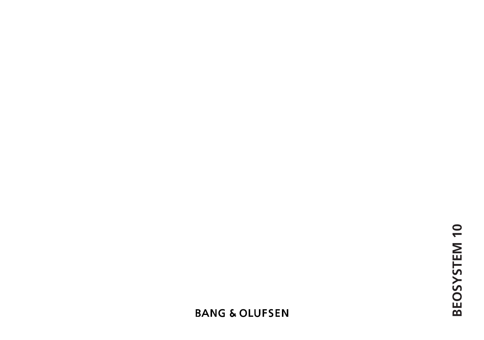 Bang Olufsen Beosystem 10 Owners Manual