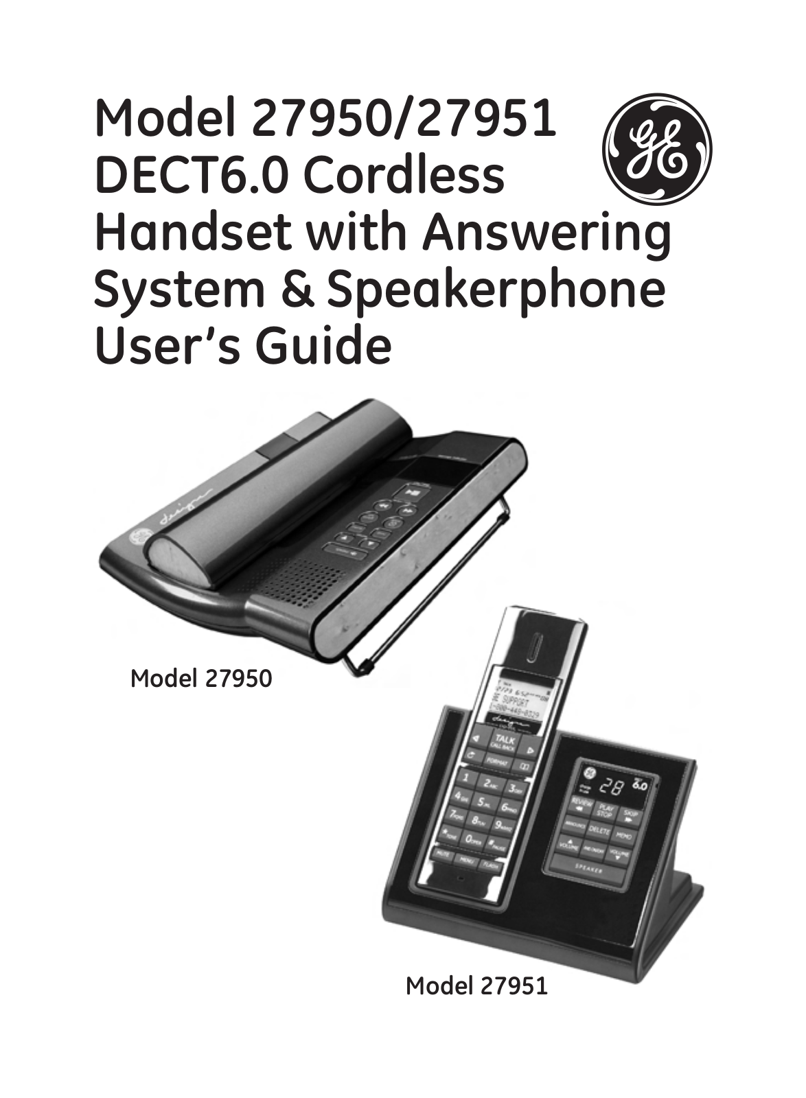 GE 27950, 27951 User Manual