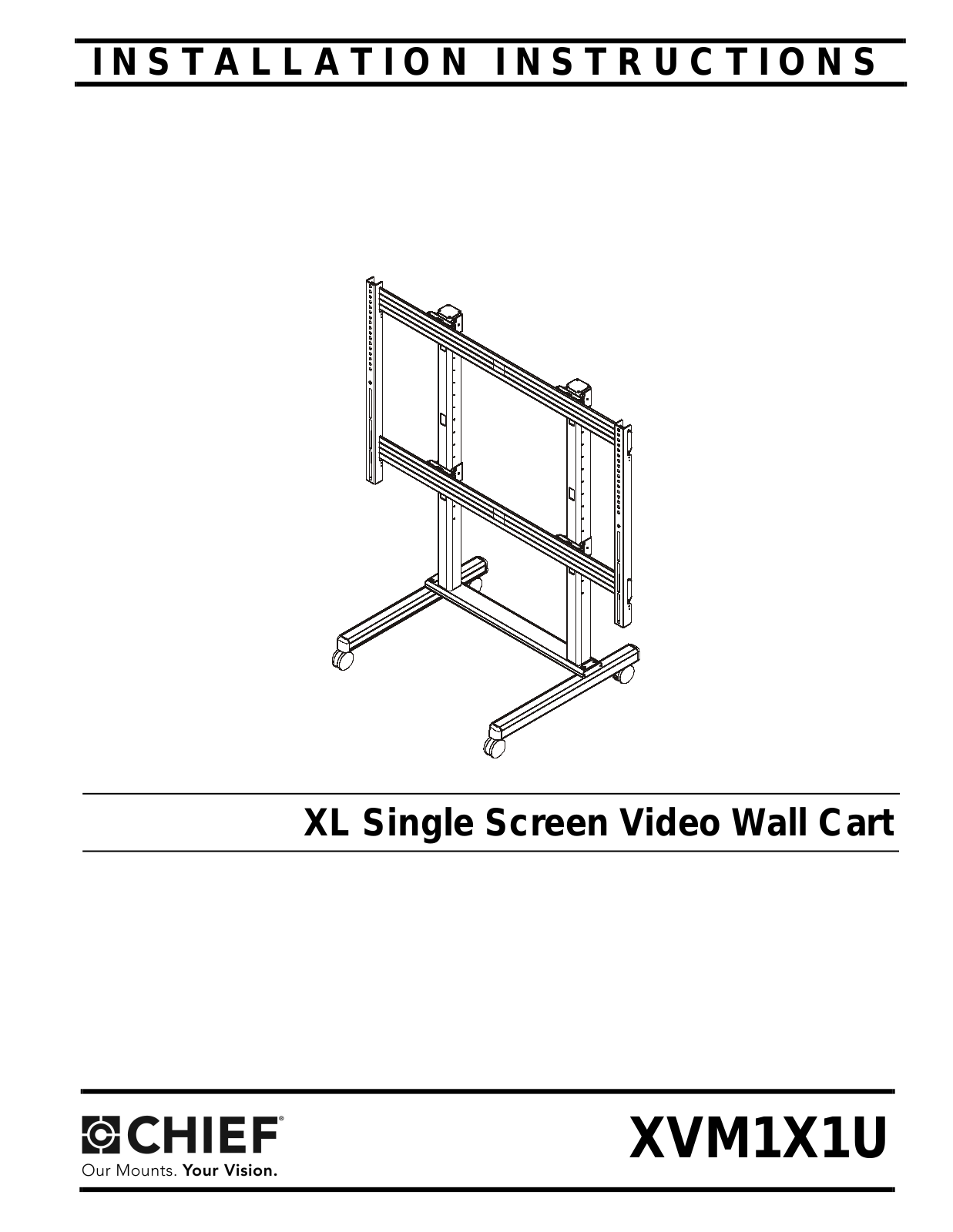 CHIEF XVM1X1U User Manual