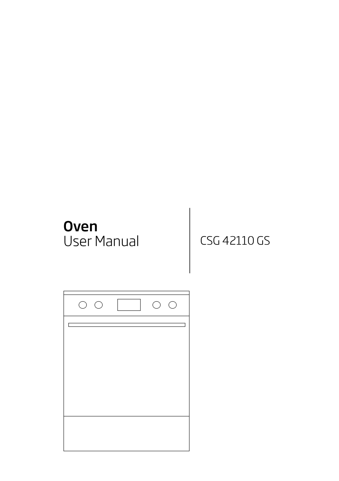 Beko CSG42110GS User manual