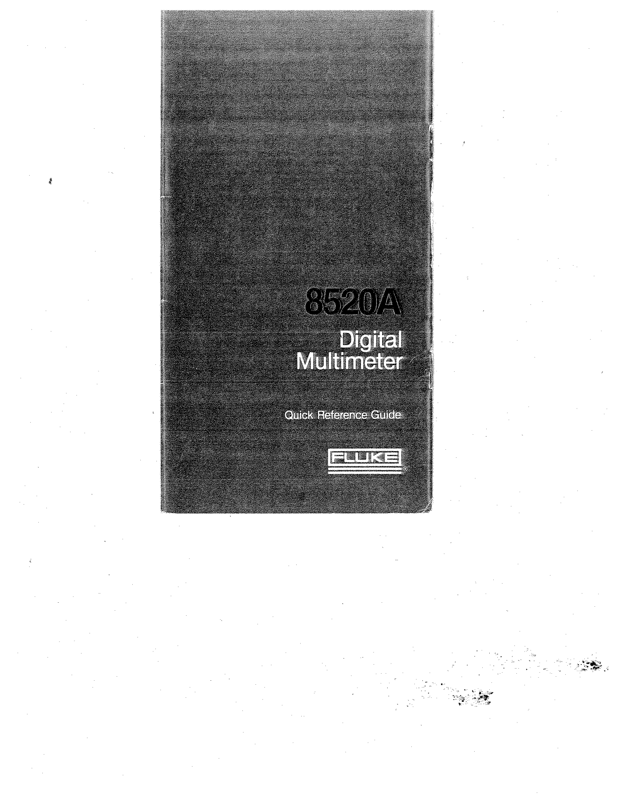 Fluke 8520A User Manual