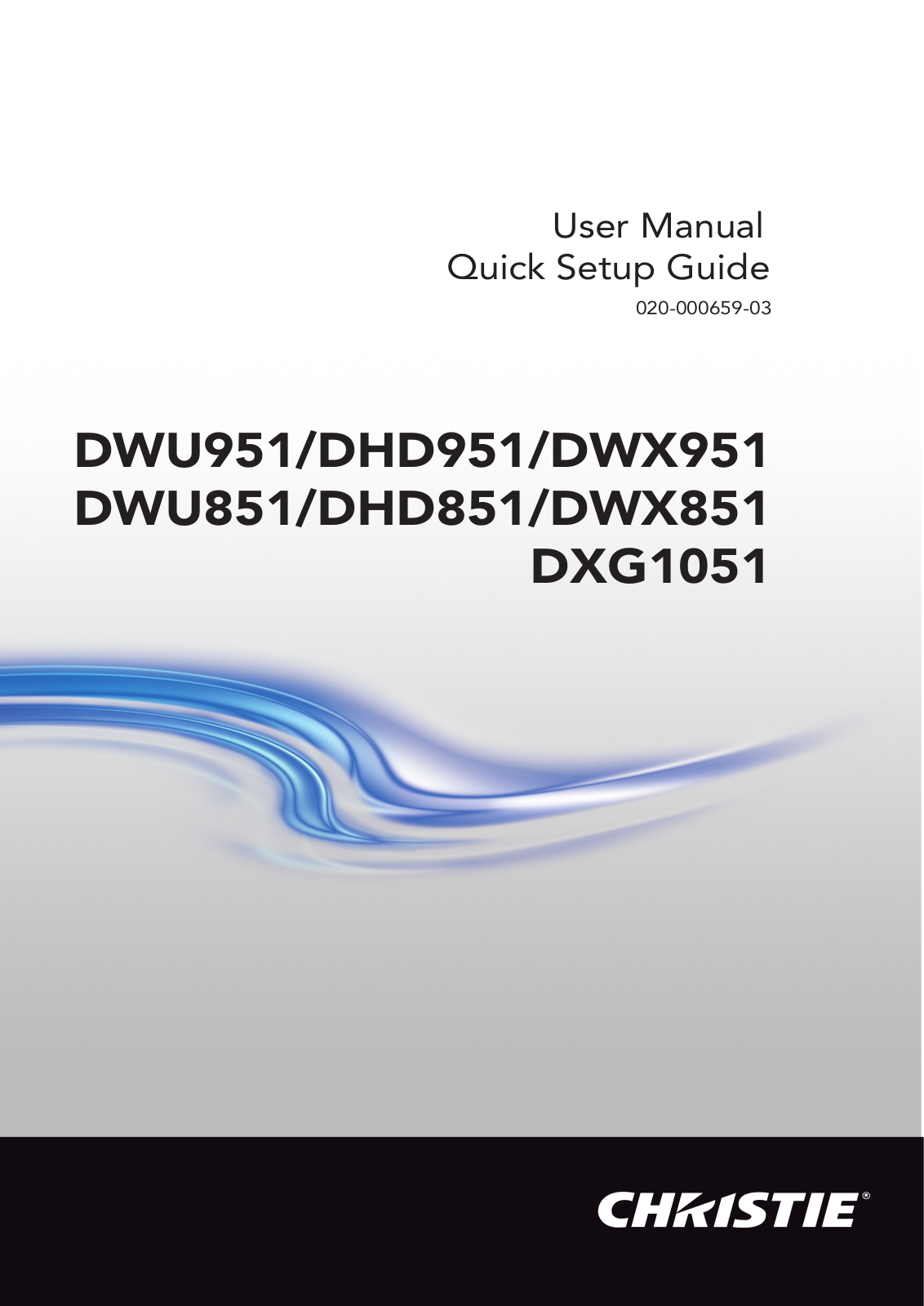 Christie DXG1051-Q Service Manual