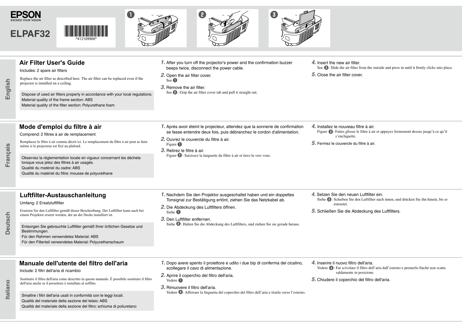 Epson ELPAF32 User guide - ManualMachine.com