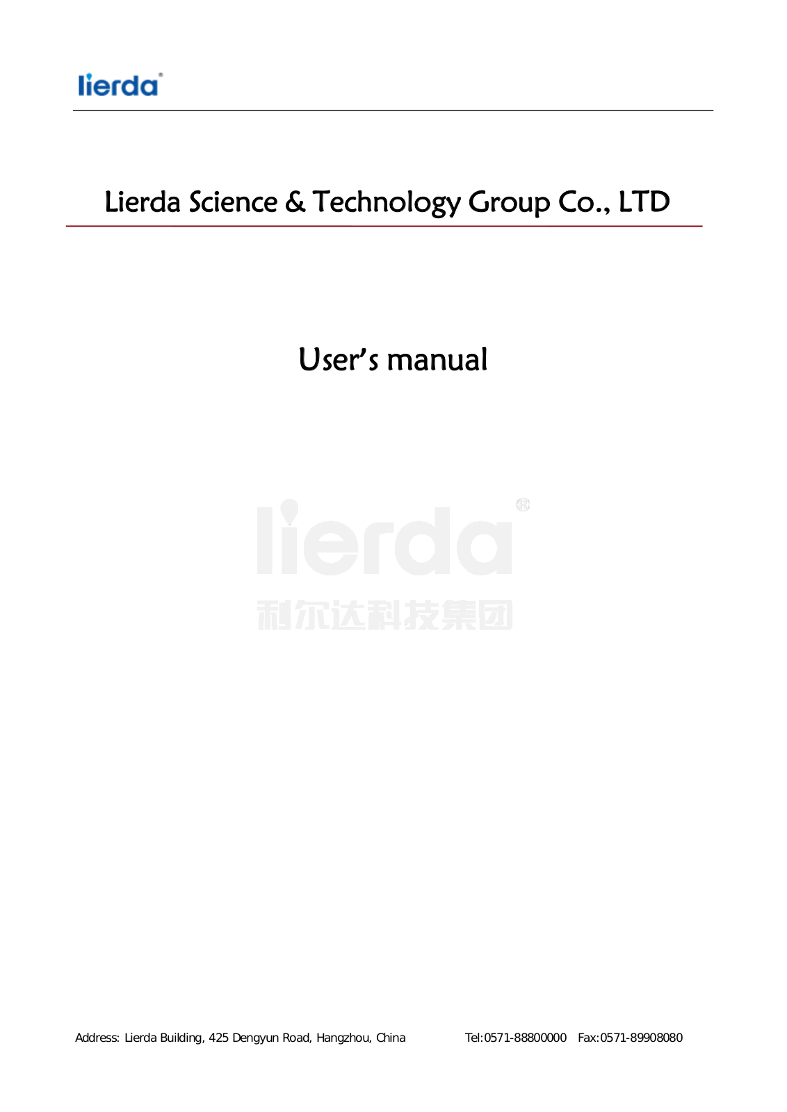 Lierda Science and Technology Group LSD4WF CC3200 Users manual - ManualMachine.com