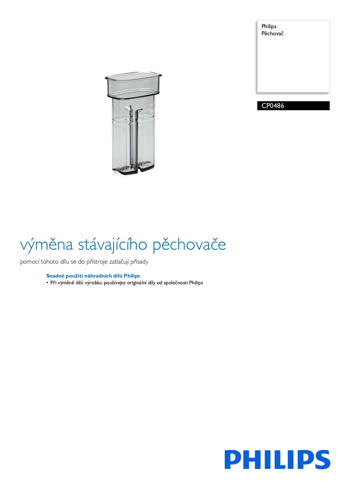 Philips CP0486/01 Leaflet - ManualMachine.com
