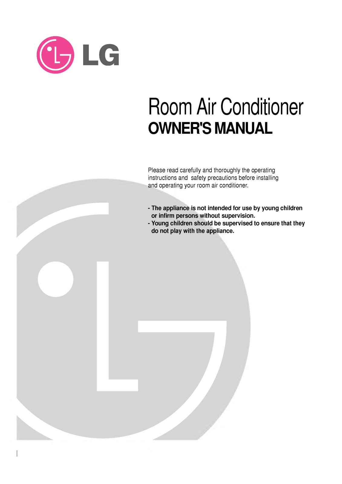 LG LW-E1860HS User Manual