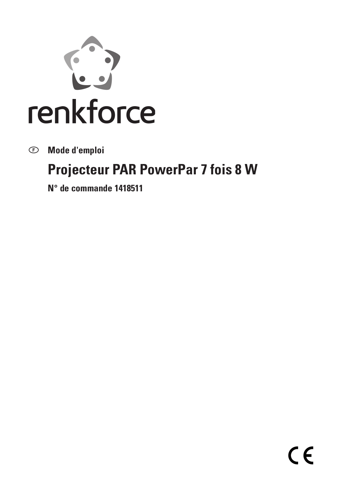 Renkforce 1418511 Operating Instructions