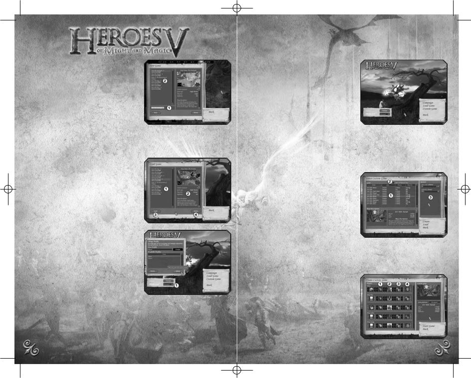 Games PC HEROES OF MIGHT AND MAGIC V User Manual