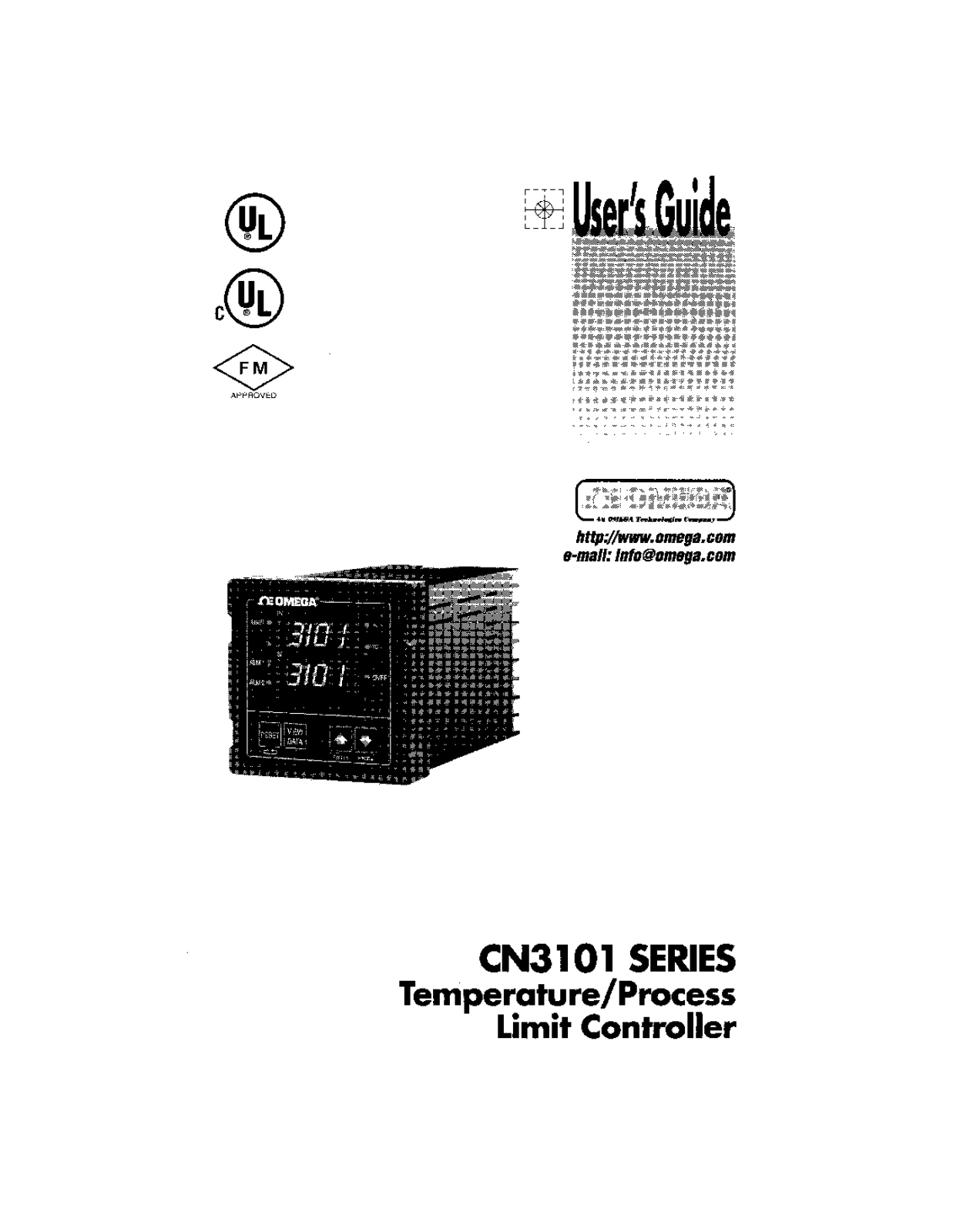 Omega Products CN3101-S2 Installation  Manual