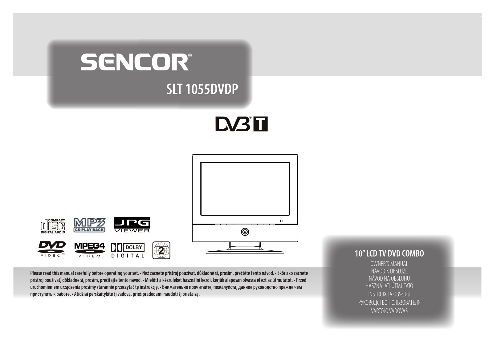 Sencor SLT 1055DVDP User Manual