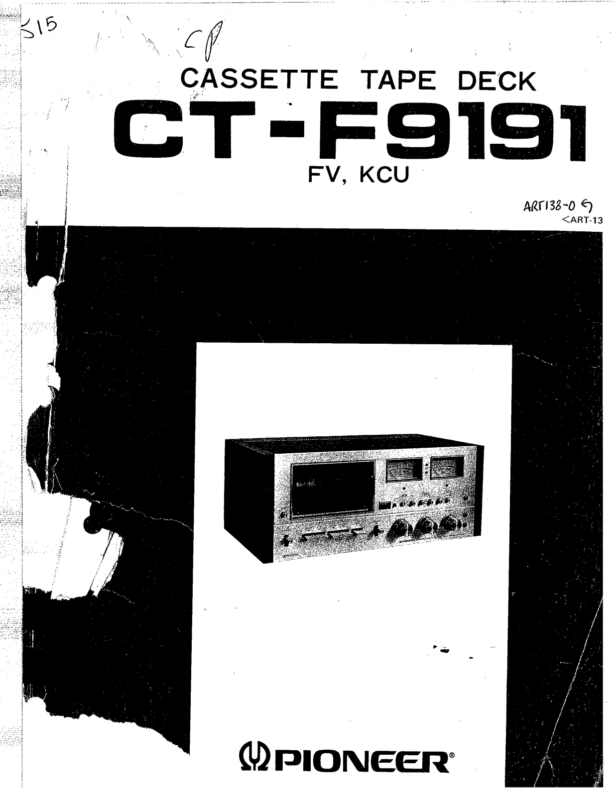 Pioneer CTF-9191 Service manual