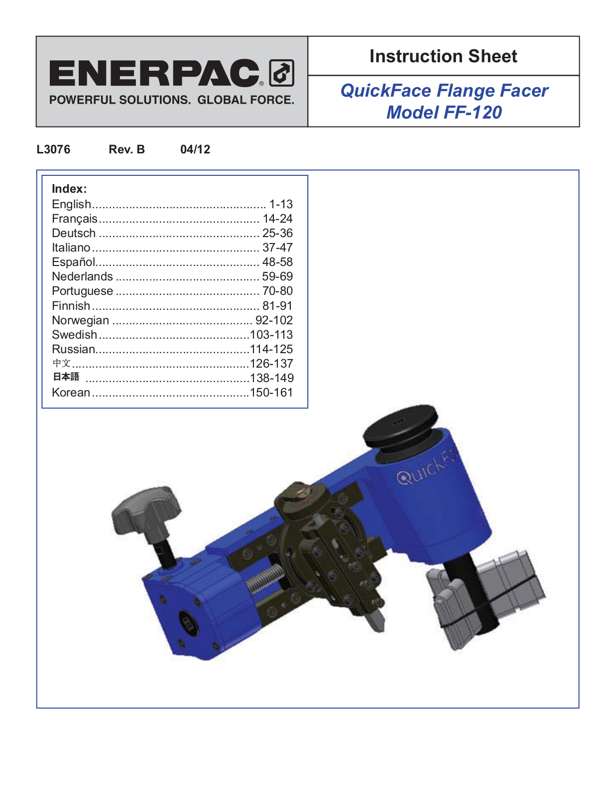 Enerpac FF User Manual