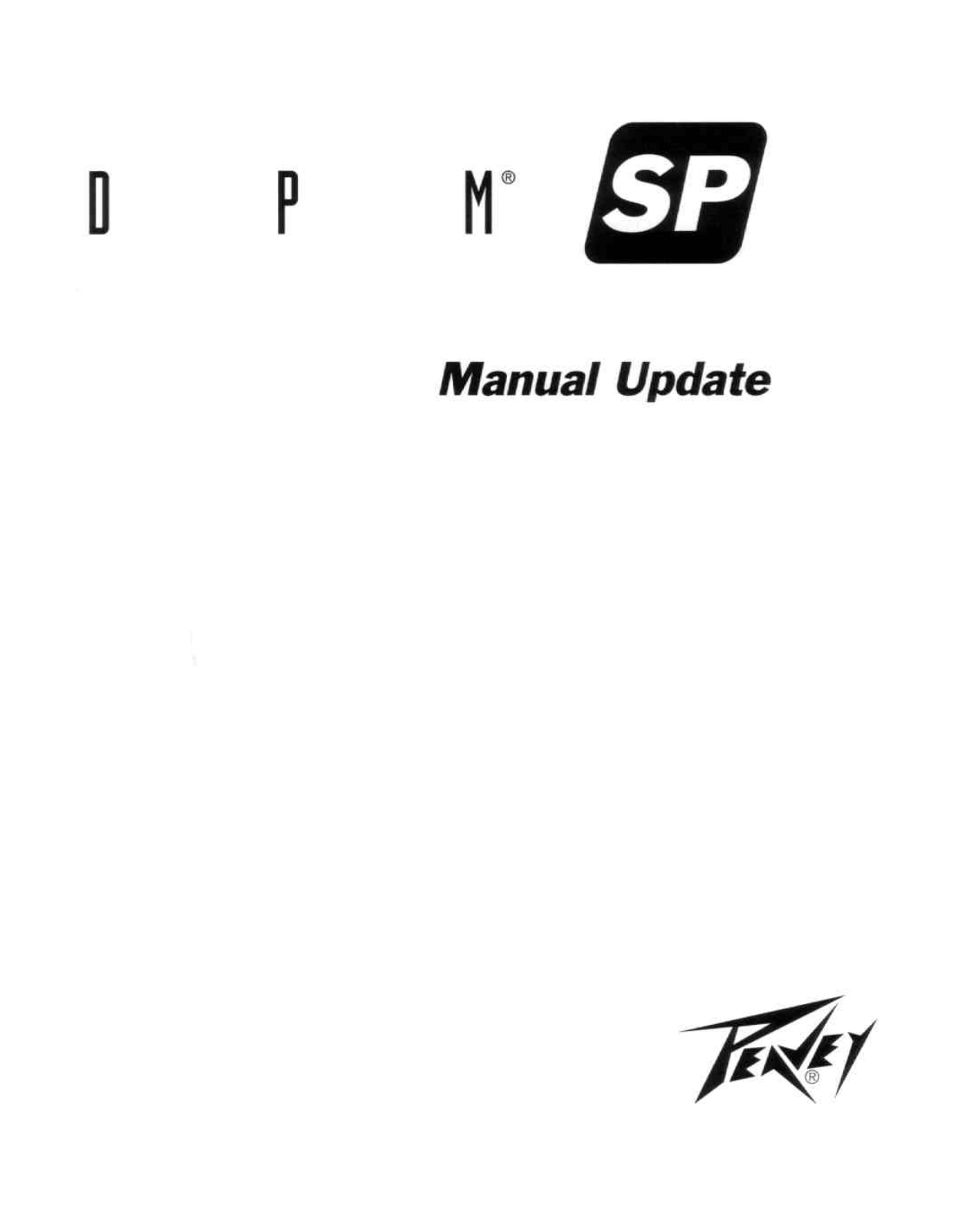 Peavey DPM SP Owners Manual