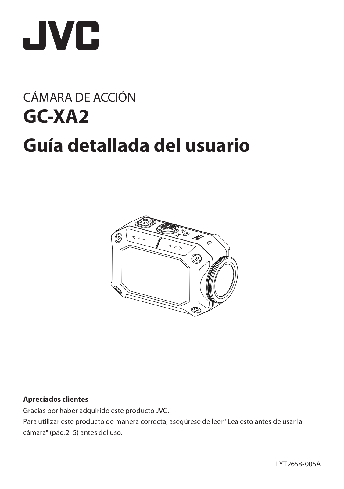 JVC GC-XA2 Manual Detallada del Usuario