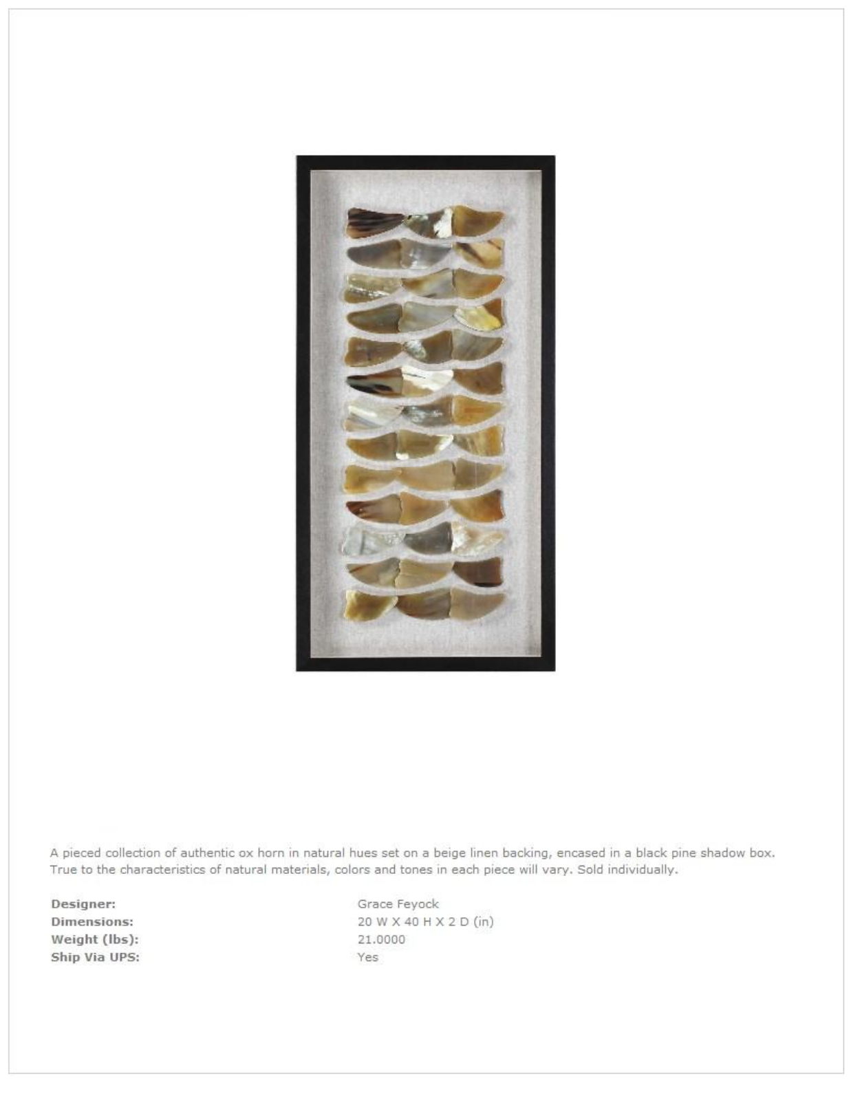 Uttermost W002729920 Specifications - ManualMachine.com