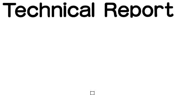 SHARP ARE045 Technical Report