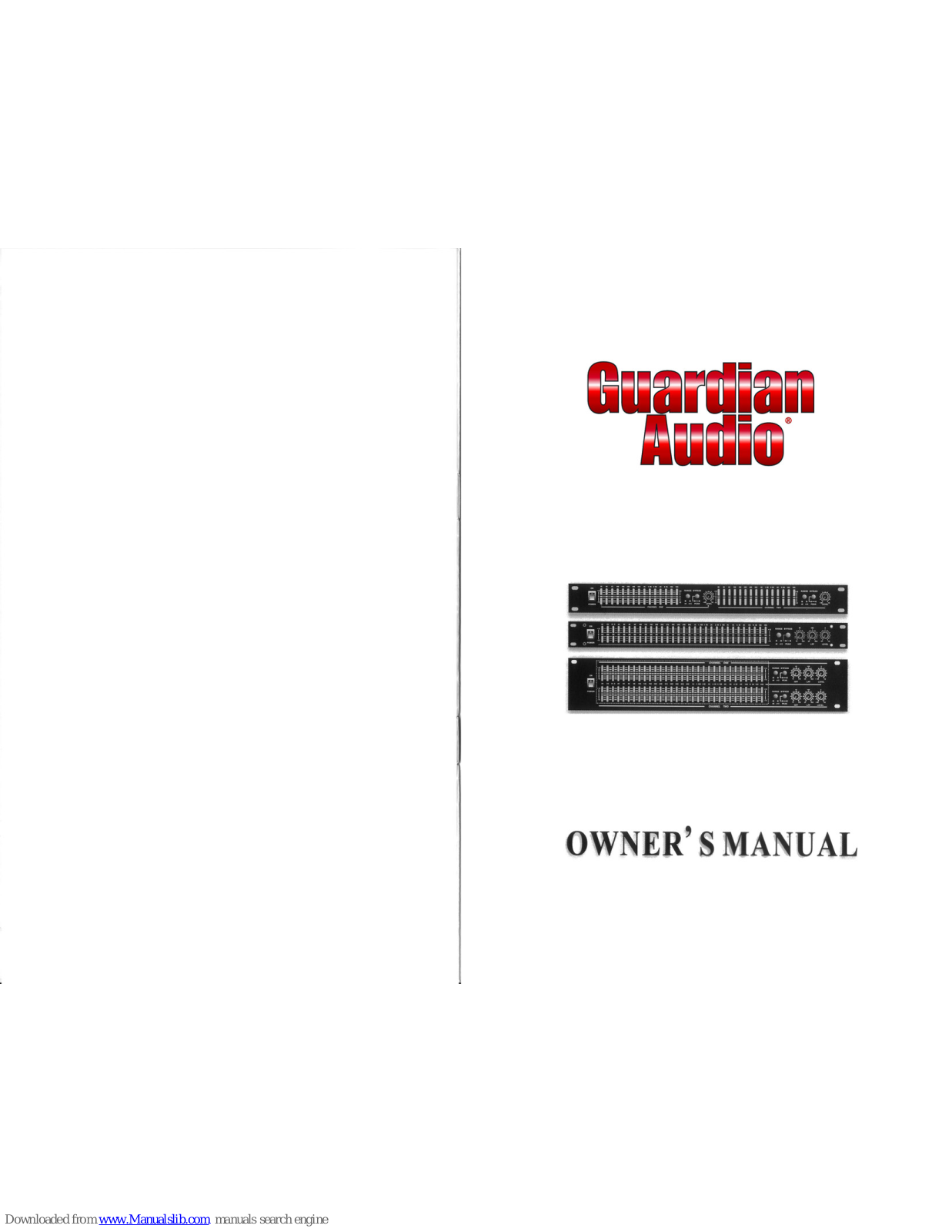 Guardian Audio IQ series Owner's Manual