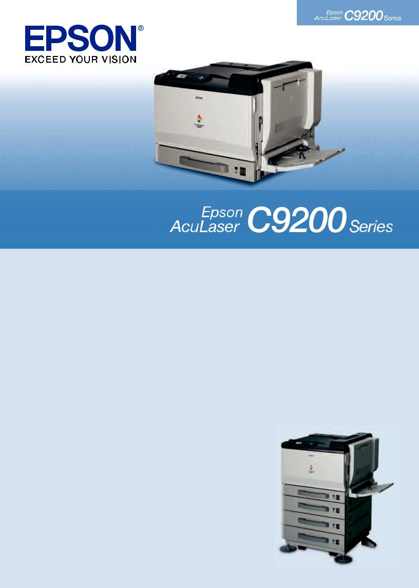 Epson AcuLaser C9200TN, AcuLaser C9200D3TN Manual