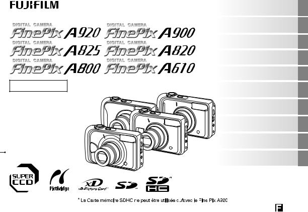 FUJIFILM A900 Instruction Manual