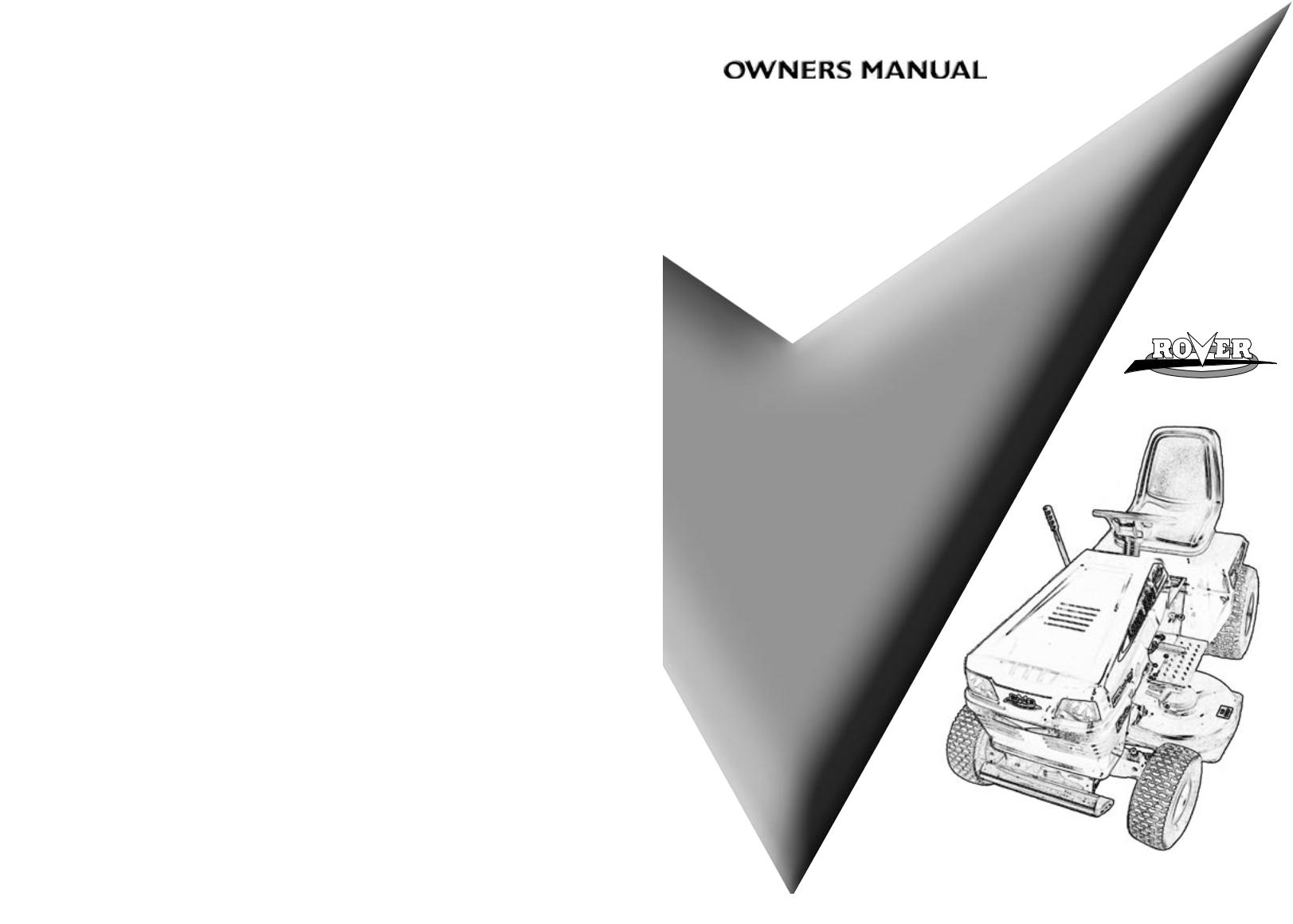 Rover 28155, 28169, 28168 User Manual