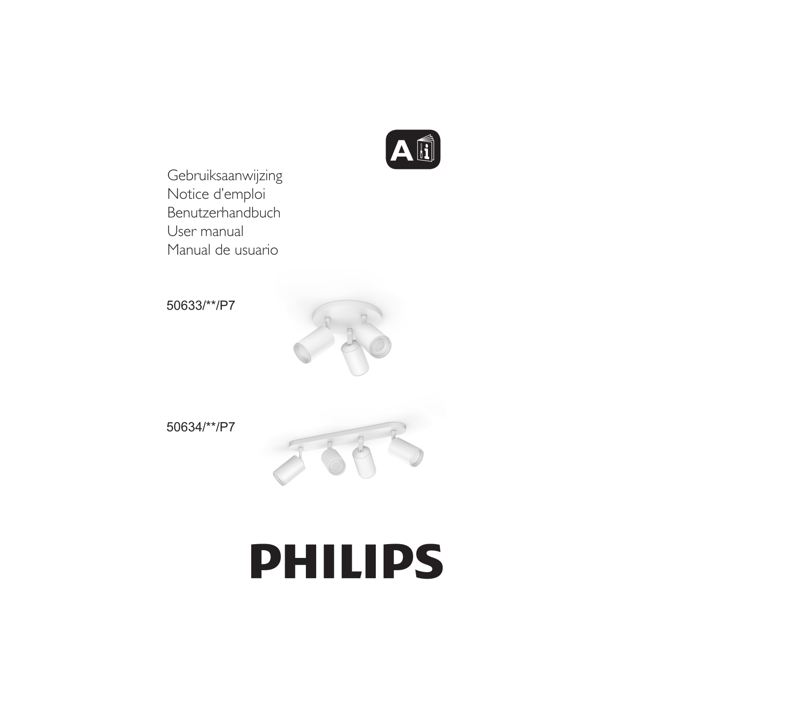 Philips 50633/**/P7, 50634/**/P7 User manual