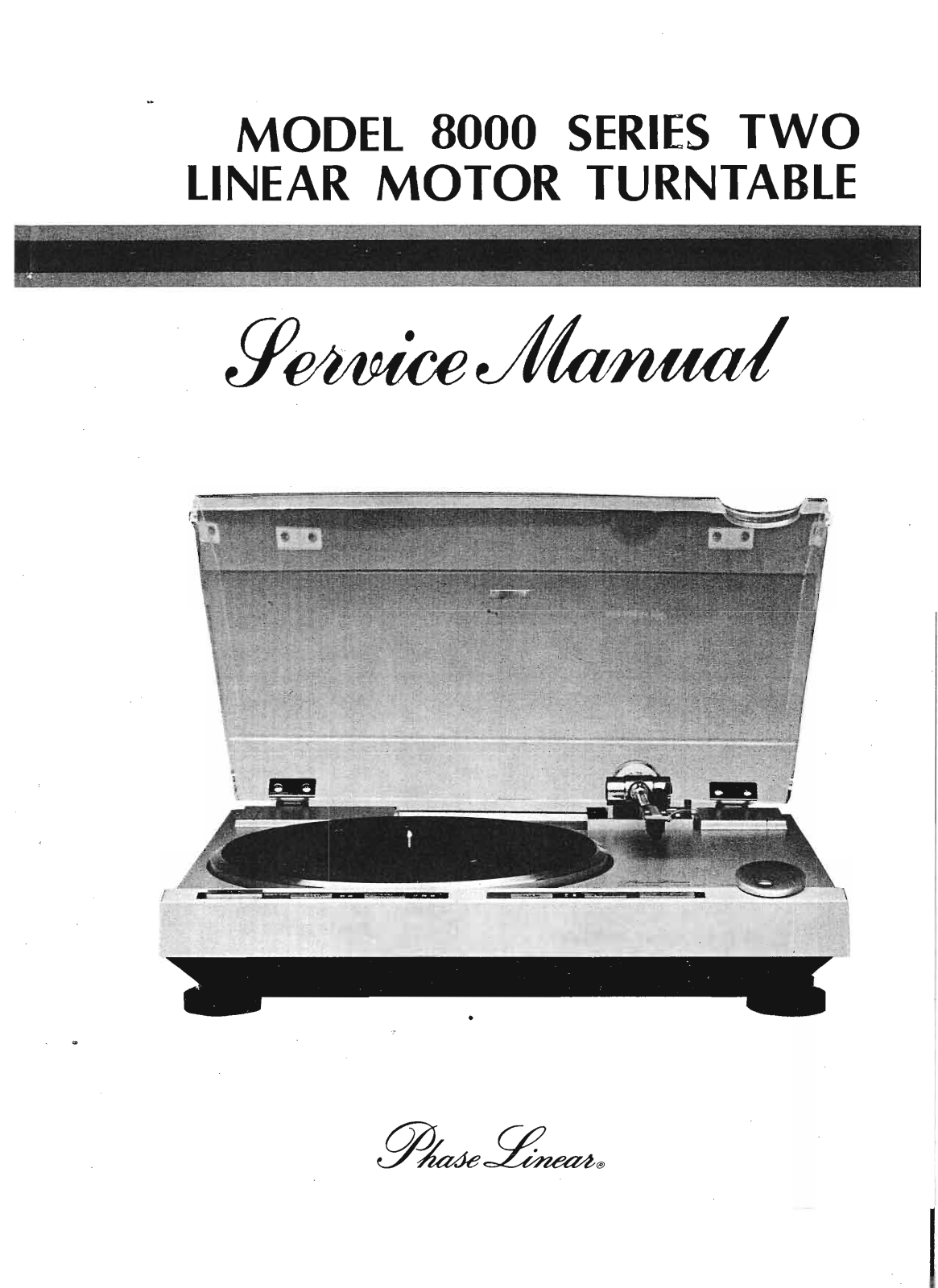 Phase Linear 8000 Service Manual