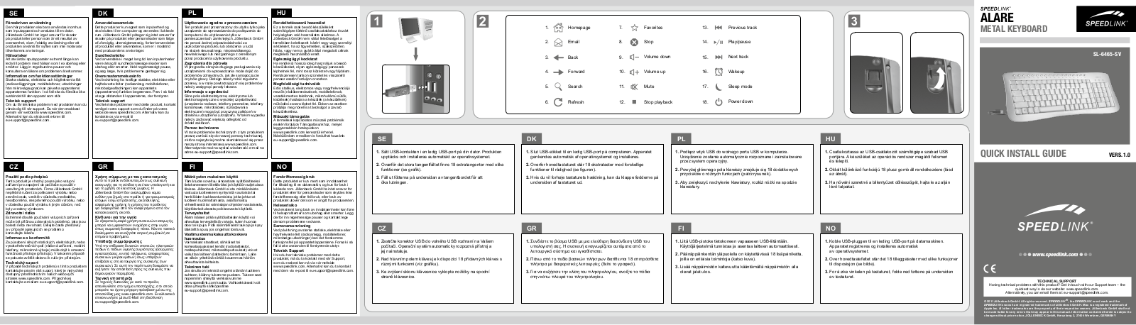 Speedlink SL-6465 User Manual