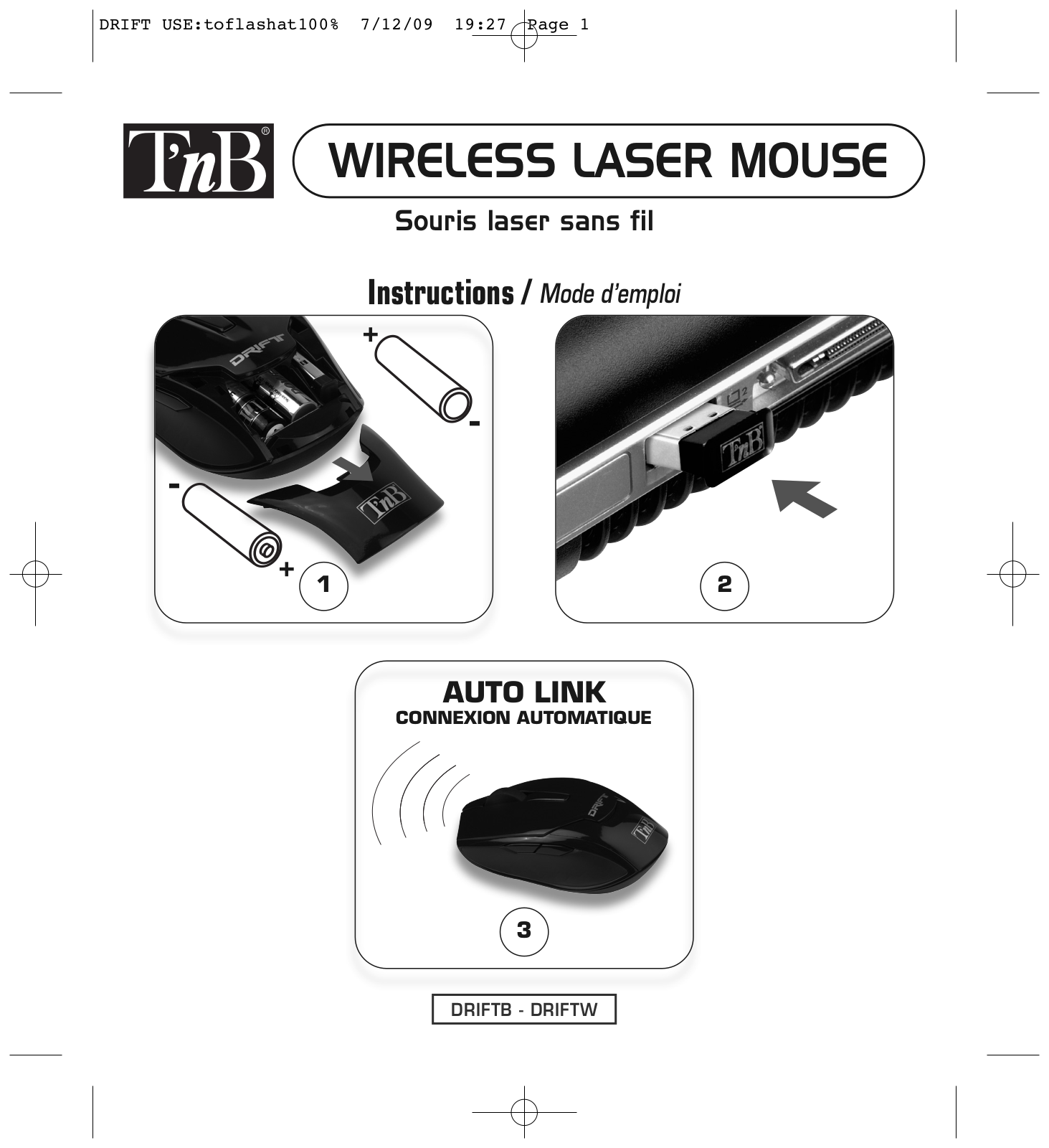 TNB DRIFTB, DRIFTW User Manual