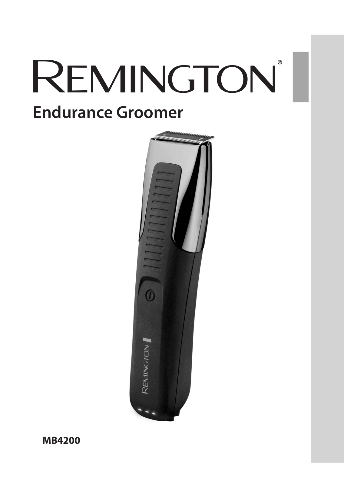 Remington MB4200 User Manual