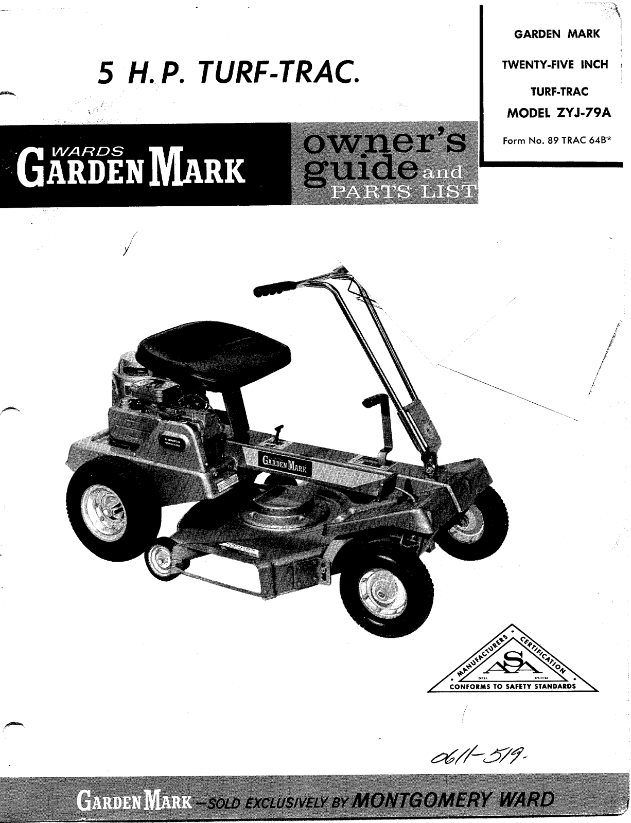 montgomery ward ZYJ79A owners Manual