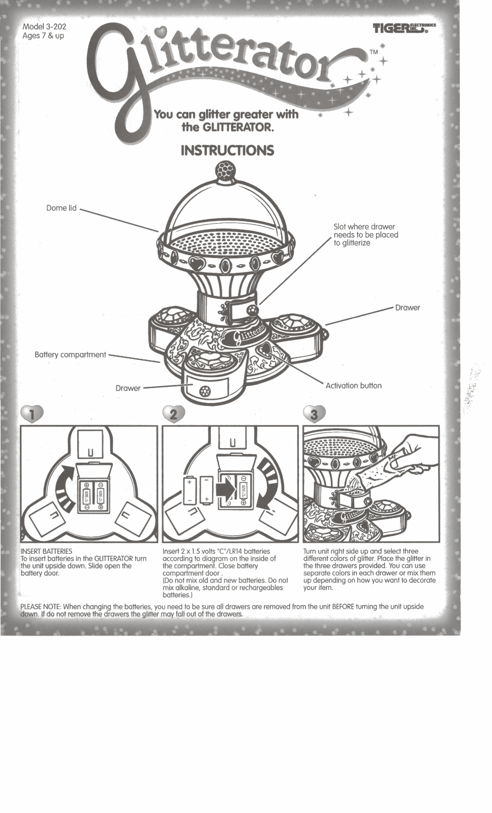 Hasbro GLITTERATOR User Manual