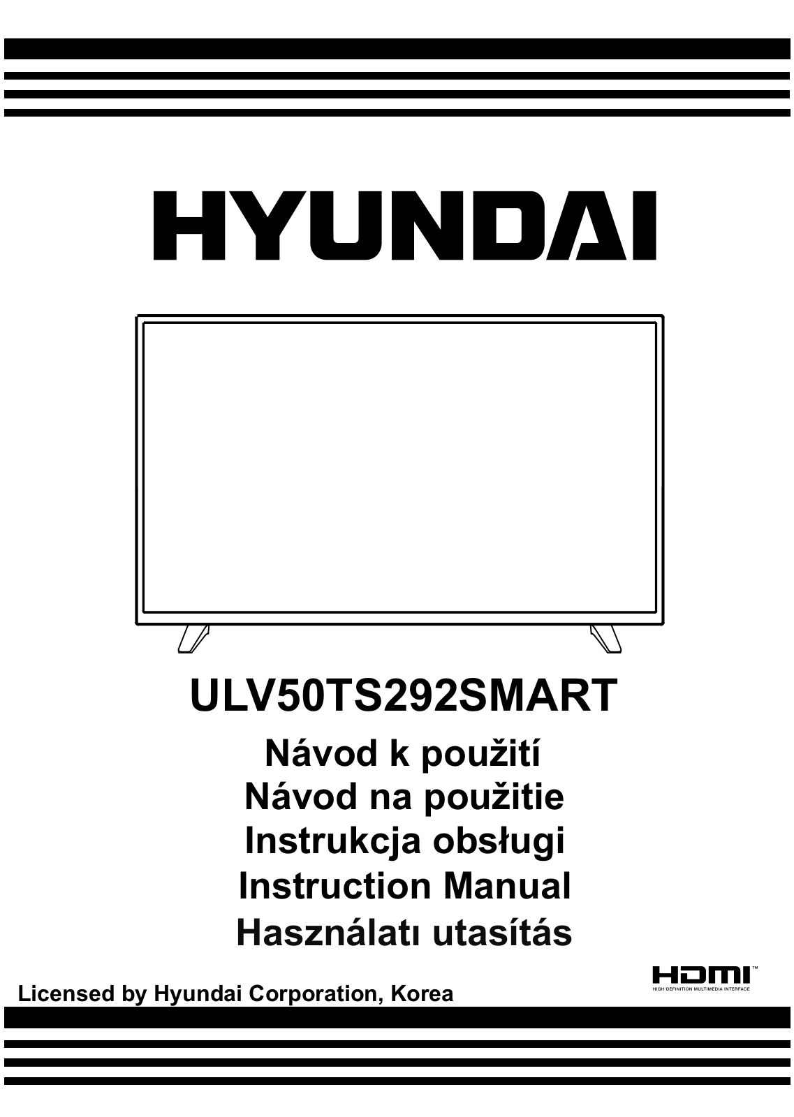 Hyundai ULV 50TS292 SMART User Manual