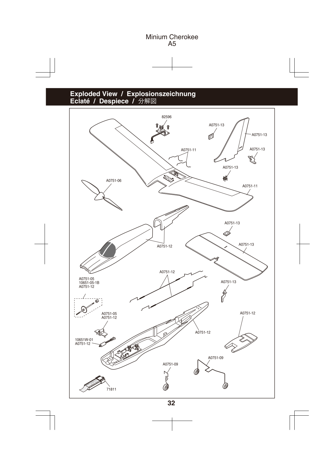 KYOSHO MINIUM AD PIPER User Manual