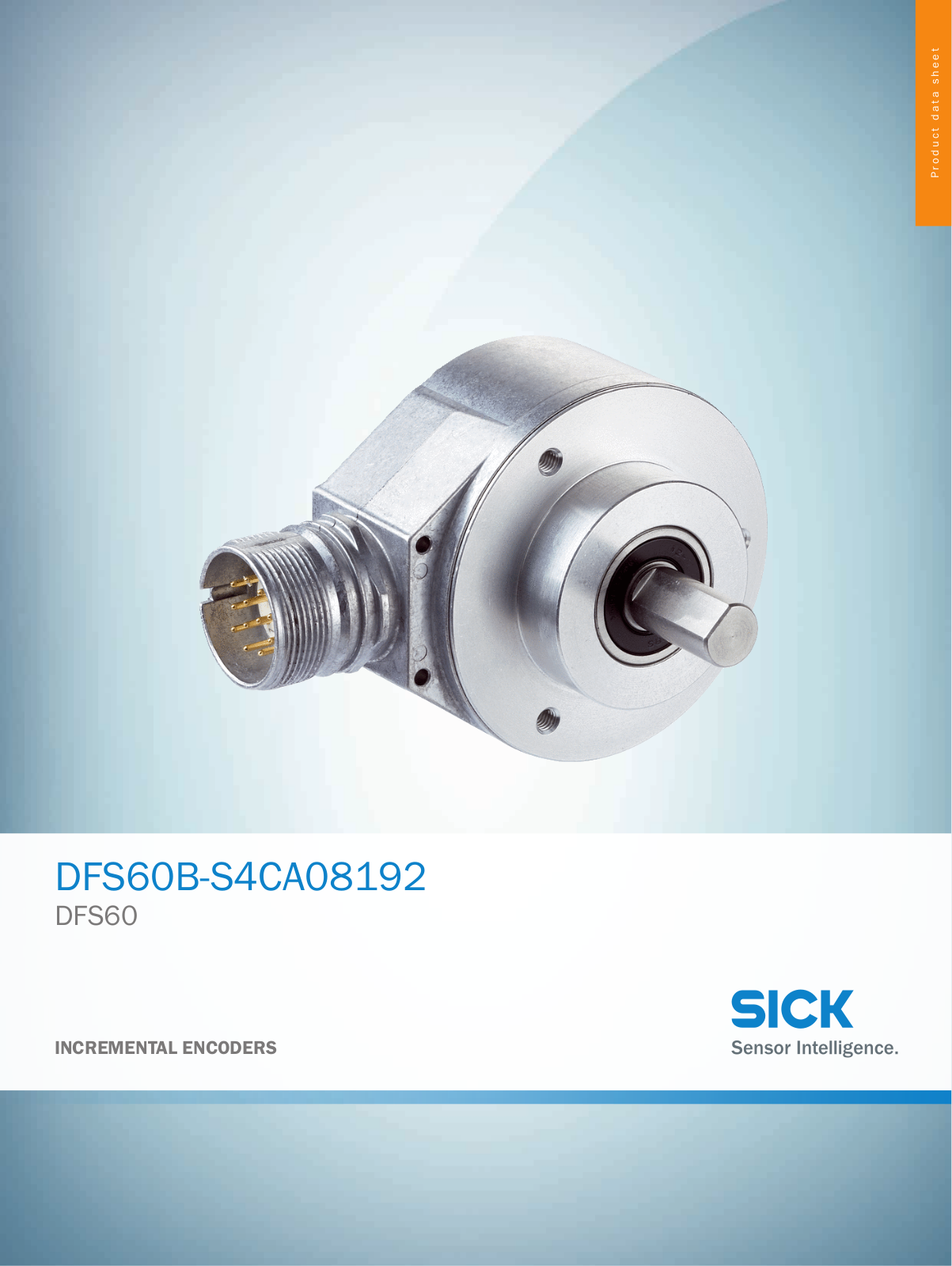 Sick DFS60B-S4CA08192 Data Sheet