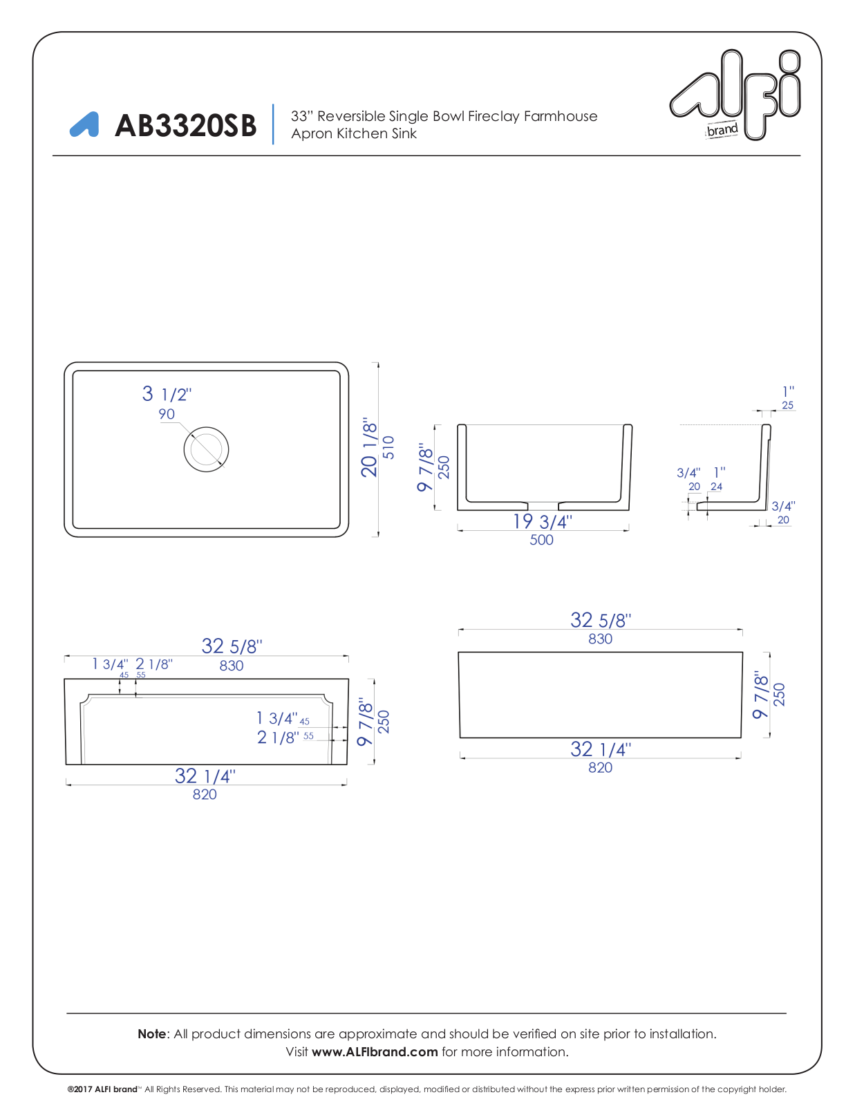 Alfi Brand NBT1508 Specifications - ManualMachine.com