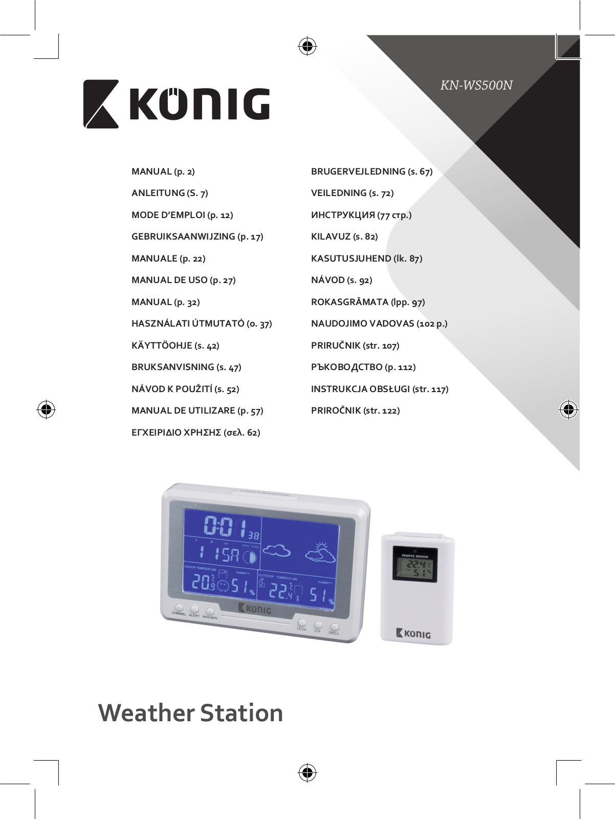 König KN-WS500N User Manual