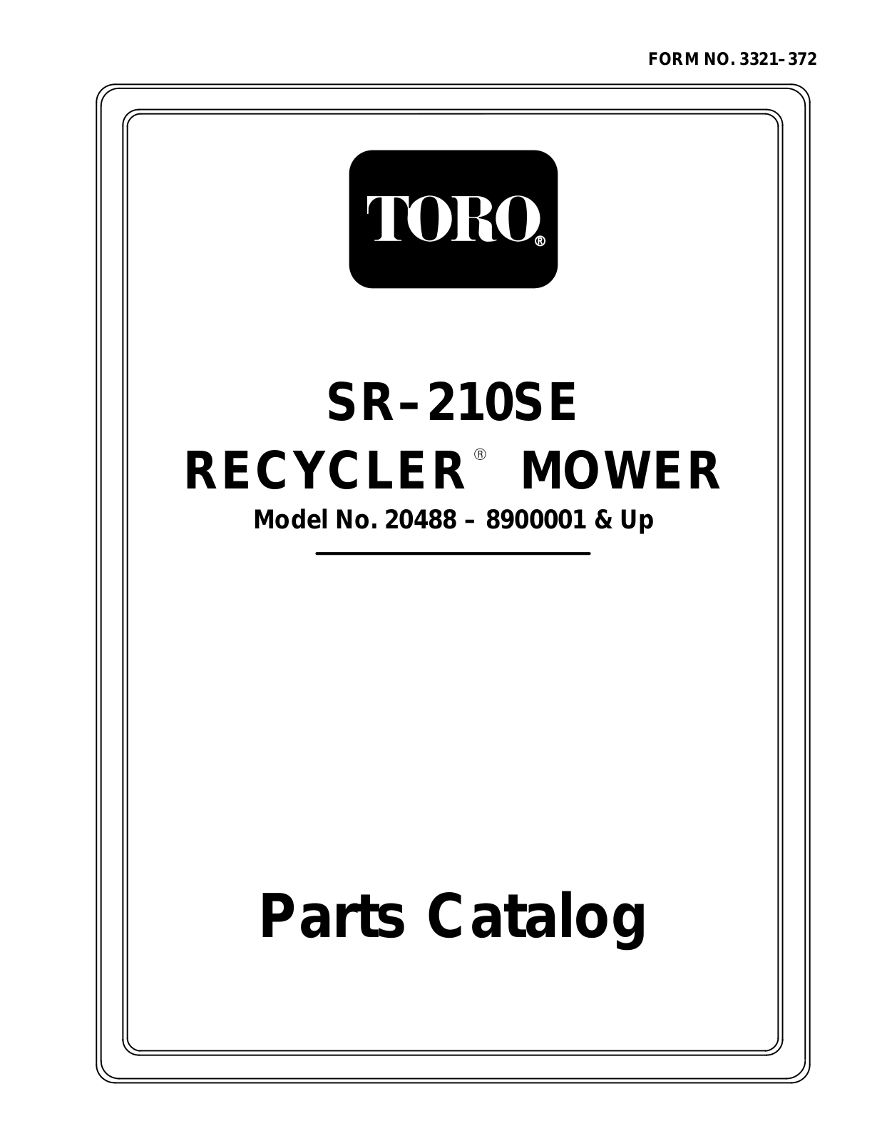 Toro 20488 Parts Catalogue